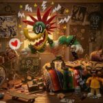 Punky Duck character from Amazon Prime Video AI-animated series created by Jorge Gutierrez