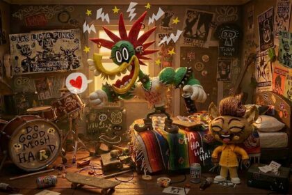 Punky Duck character from Amazon Prime Video AI-animated series created by Jorge Gutierrez