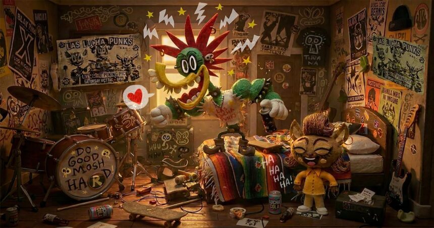 Punky Duck character from Amazon Prime Video AI-animated series created by Jorge Gutierrez