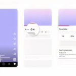 YouTube mobile app showing AI label disclosure with Altered or Synthetic content indicator and description panel