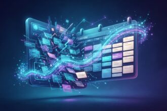 Smart calendar interface with AI scheduling optimization