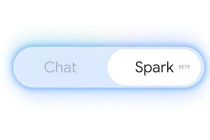 Google Gemini Spark logo with a dramatic price reduction arrow against a tech background