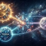 OpenAI GPT-5.6 model family with Sol, Terra, and Luna tiers displayed as interconnected neural network visualization