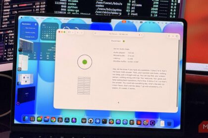NVIDIA PersonaPlex running as a local AI speech model on a laptop screen