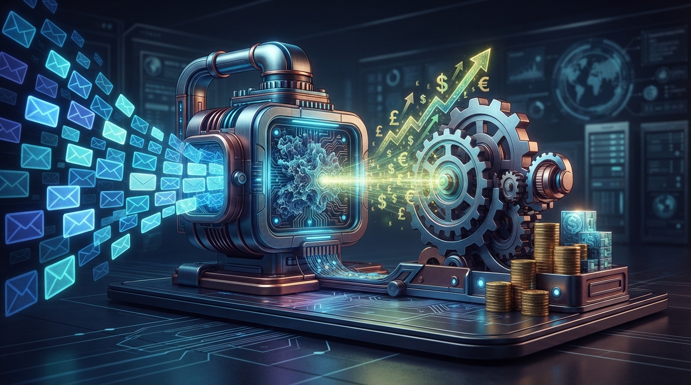 AI-powered email marketing tools compared on screen with revenue analytics