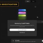 ChatGPT Wallet interface concept showing AI agent payment flow