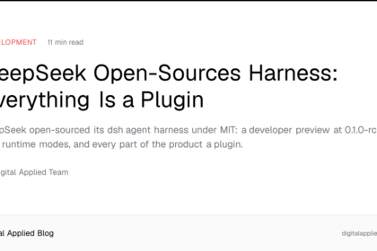 DeepSeek Harness open-source AI agent framework - web UI screenshot