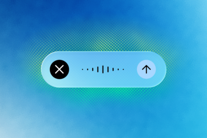 Gemini app on macOS with voice command interface