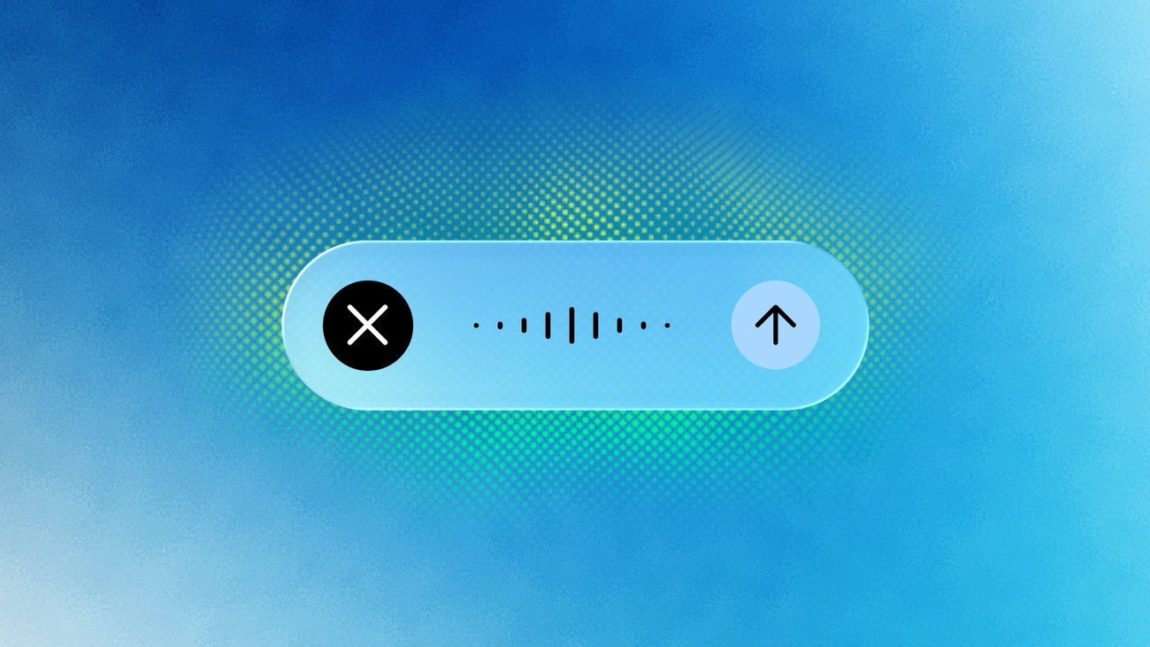 Gemini app on macOS with voice command interface