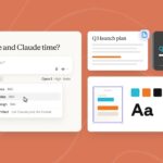 Claude app interface with documents and slides in one window