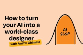 Abstract composition representing AI-assisted design work