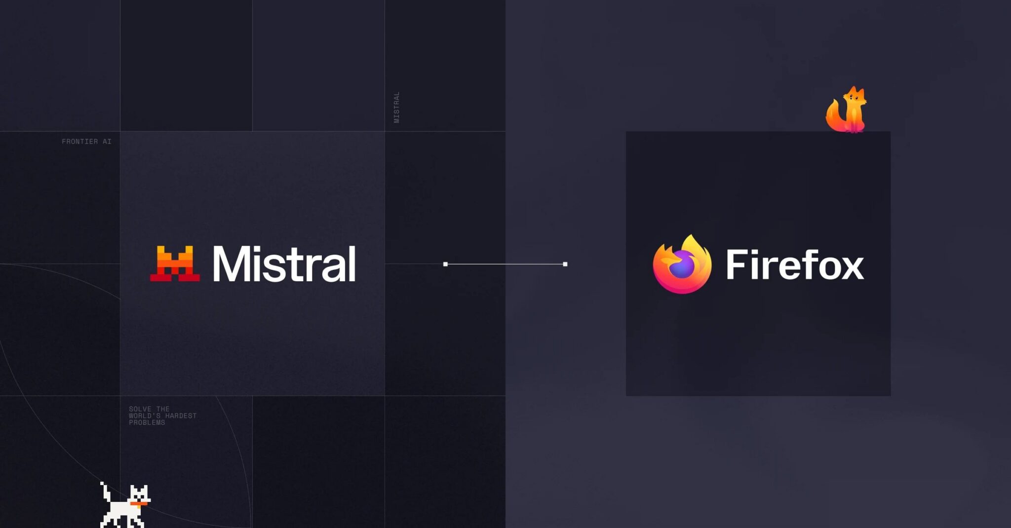 Firefox and Mistral partnership announcement banner