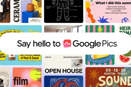 The Google Pics image editing interface inside Google Workspace