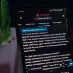 Android phone showing Google AI Edge Gallery running a local AI model offline