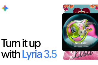 Lyria 3.5 music generation interface in the Gemini app