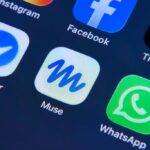 Person using a social media app on a smartphone