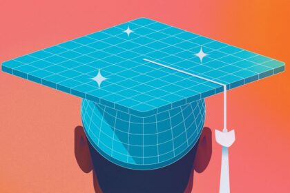 Classroom scene representing AI digital twins of teachers
