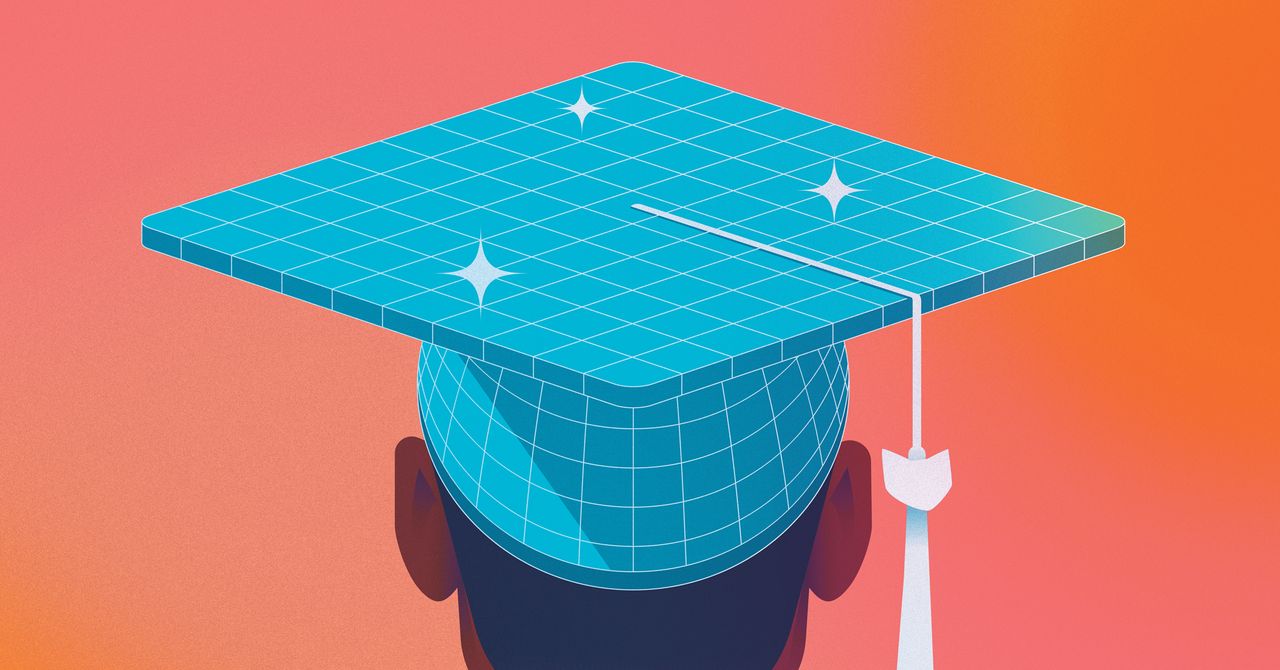Classroom scene representing AI digital twins of teachers