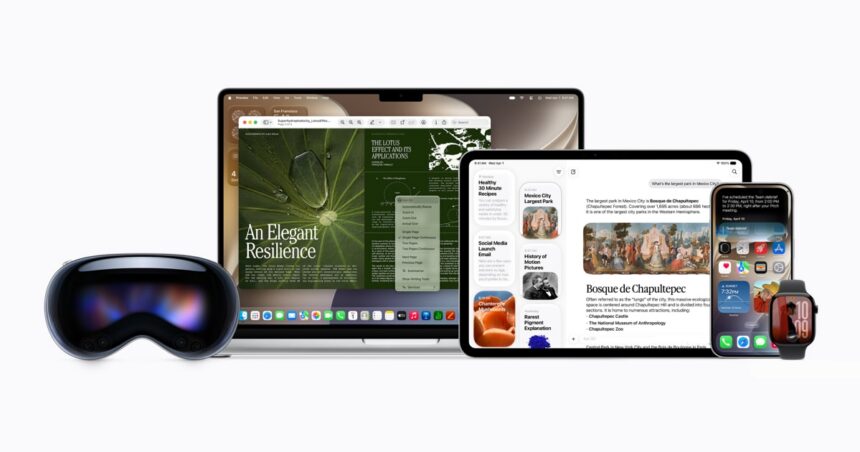 Siri AI interface on an iPhone showing the new Apple Intelligence assistant