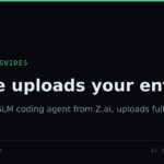 Locked folder icon with source code files being uploaded to a cloud server