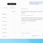 ChatGPT panel open beside Chrome browser tabs during a comparison task
