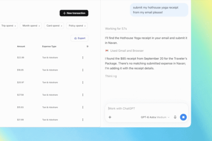 ChatGPT panel open beside Chrome browser tabs during a comparison task