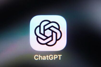 ChatGPT app icon on a smartphone screen