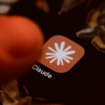 Claude app icon displayed on a smartphone screen