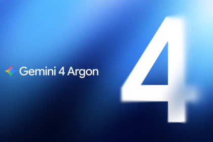 Google DeepMind announcement artwork for the Gemini 4 Argon model launch