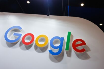 Google logo on a plain background