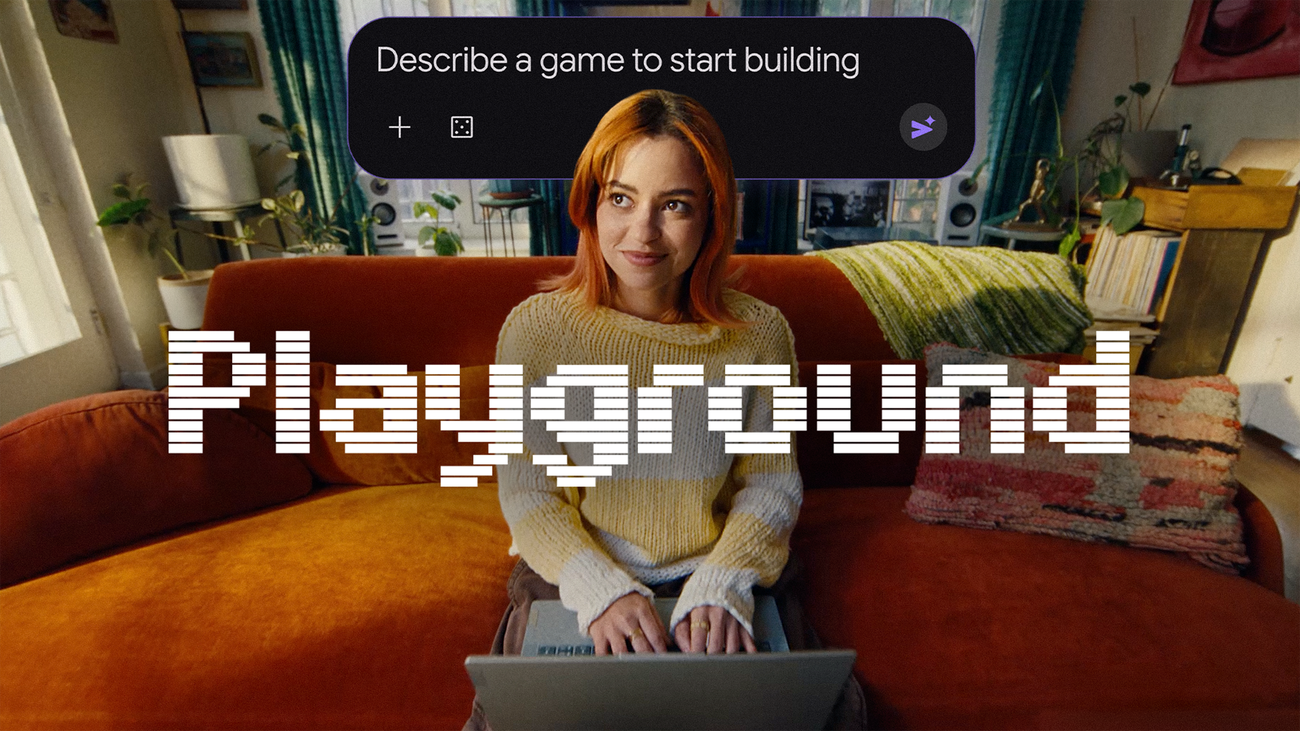 Creating a custom video game from a text prompt on Google Playground