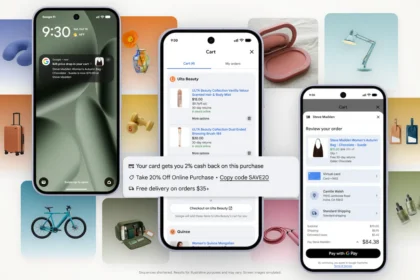 Google Universal Cart interface collecting products from different retailers in one cart