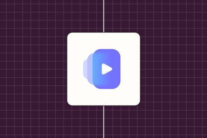 Google Vids editor on a laptop generating an AI video scene from a text prompt