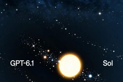 Benchmark chart comparing GPT-6.1 Sol intelligence and cost per task against other OpenAI models