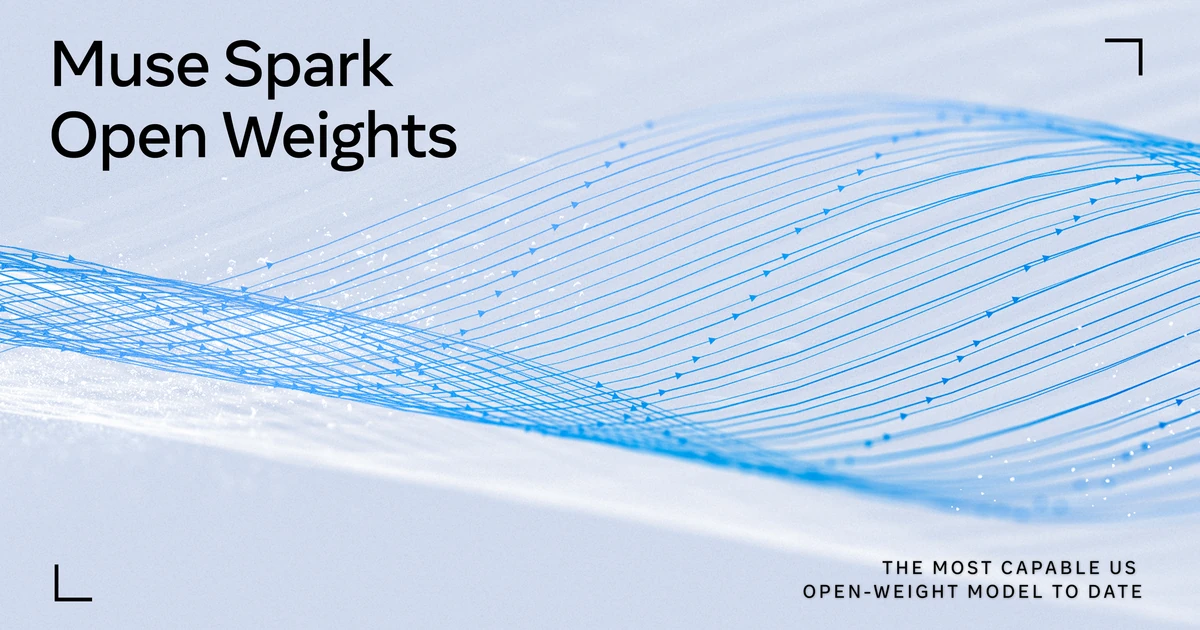 Meta Muse Spark Open open-weights release banner artwork