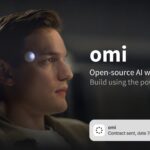 Omi AI wearable pendant device on a dark background