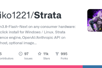 Strata dashboard running a large AI model on a gaming PC