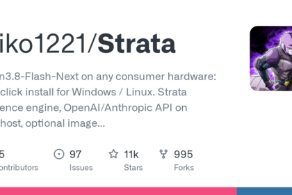 Strata dashboard running a large AI model on a gaming PC
